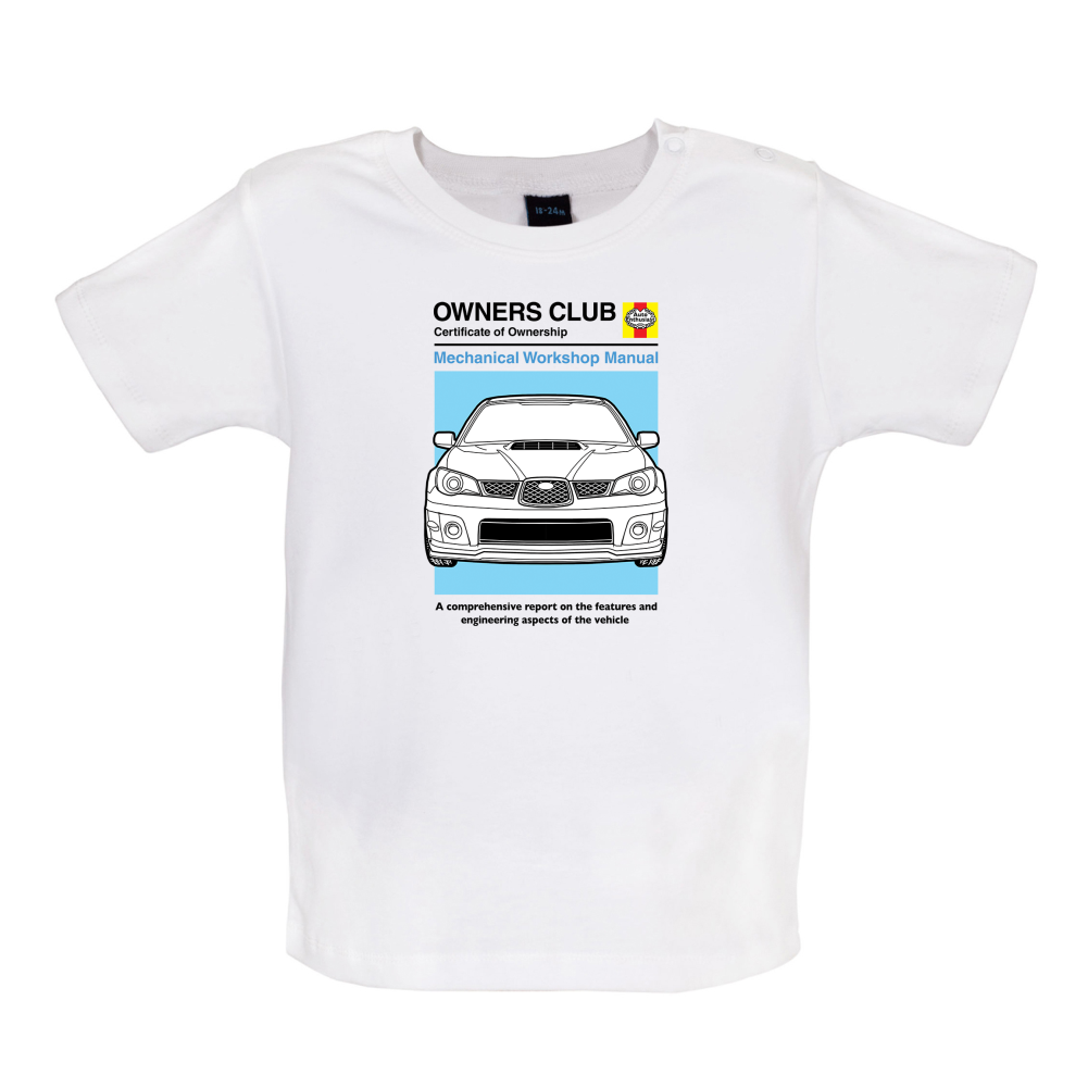 Car Owners Manual Impreza Baby T Shirt