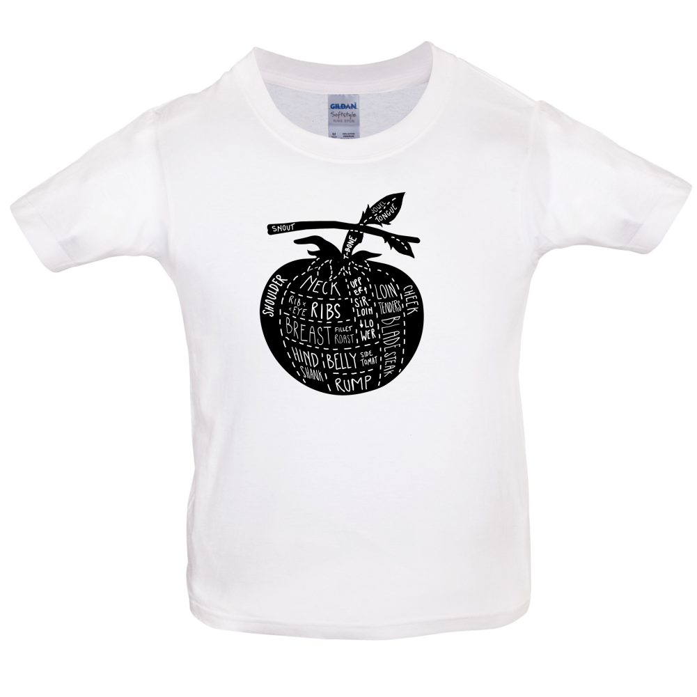 ButcherTomato Diagram Baby T Shirt