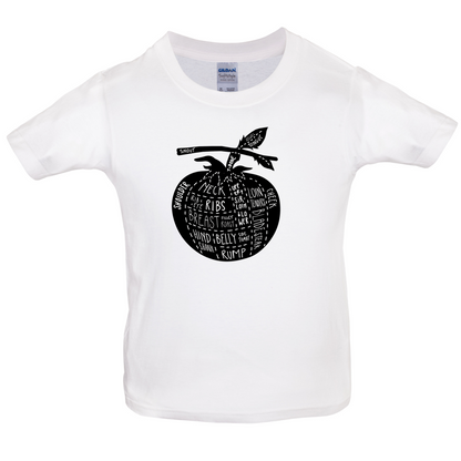 ButcherTomato Diagram Baby T Shirt
