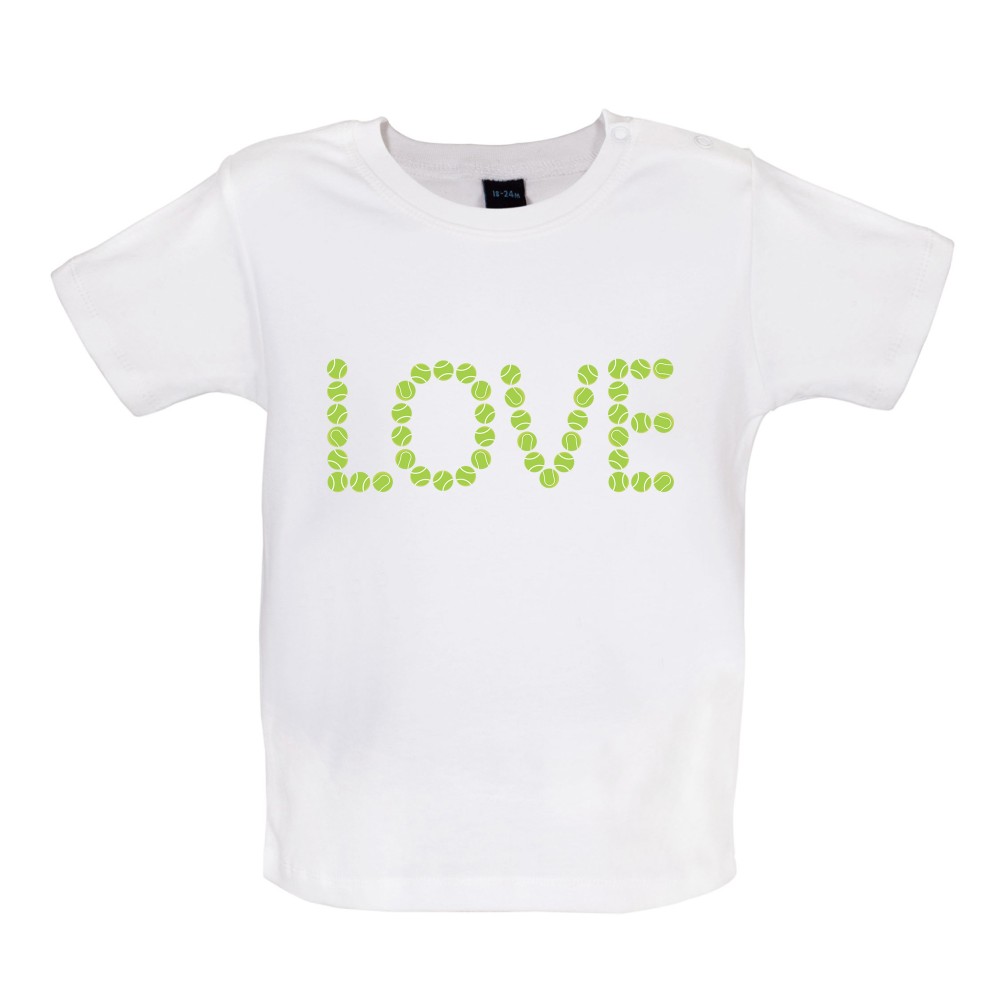 Tennis Love Baby T Shirt