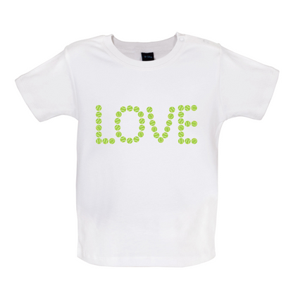 Tennis Love Baby T Shirt