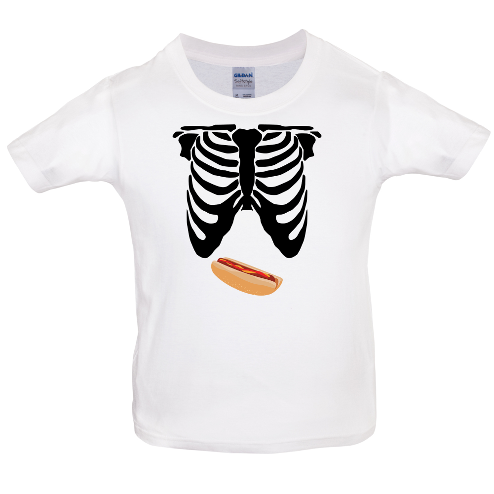 Hotdog Tummy Kids T Shirt