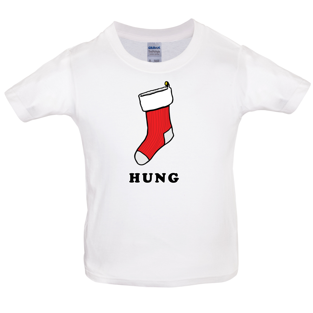 Hung Stocking Kids T Shirt
