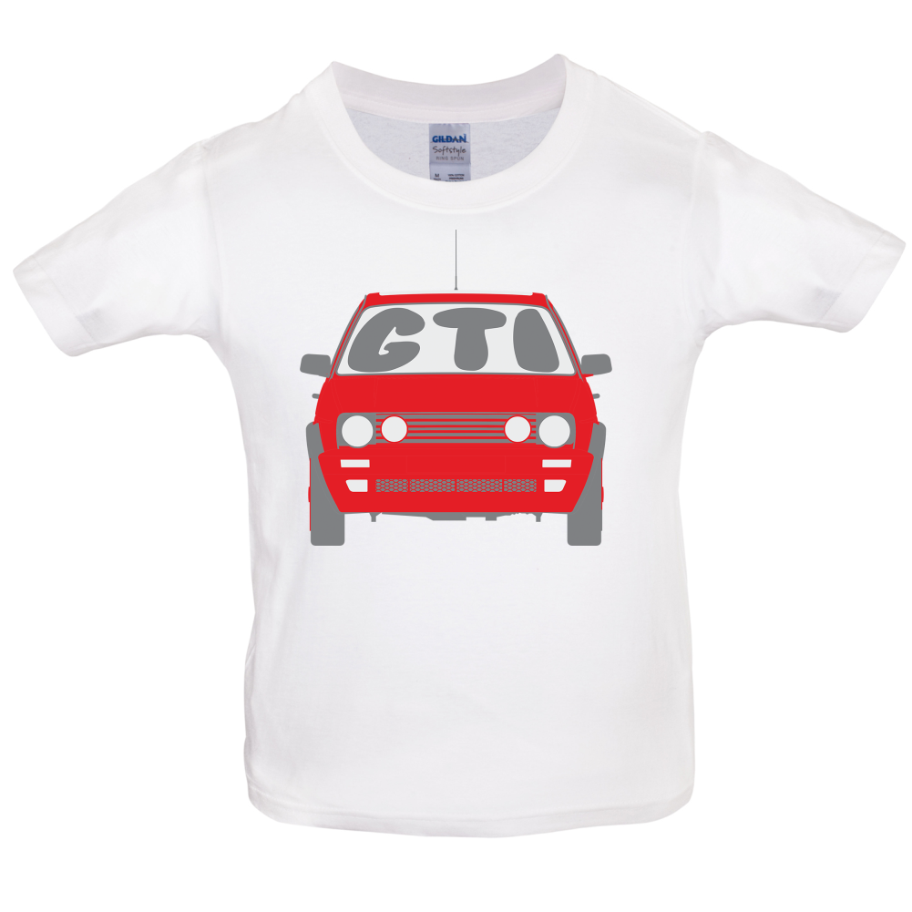 Golf GTI MK2 - Bubble Kids T Shirt