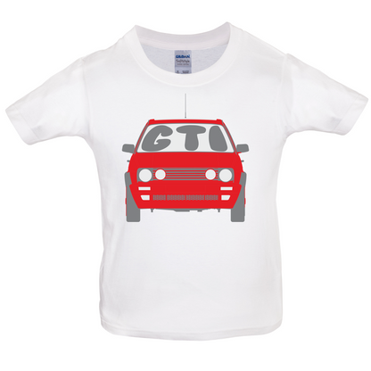 Golf GTI MK2 - Bubble Kids T Shirt