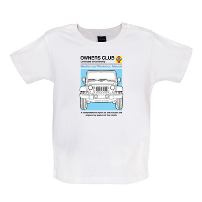 Car Owners Manual Jeep Baby T Shirt