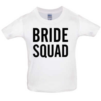 Bride Squad Kids T Shirt