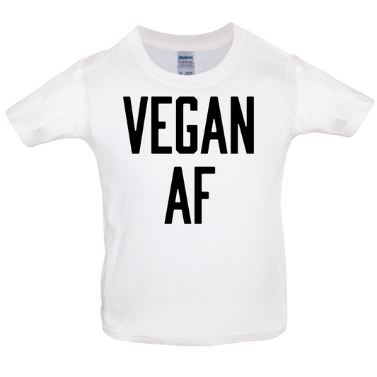 Vegan AF Kids T Shirt
