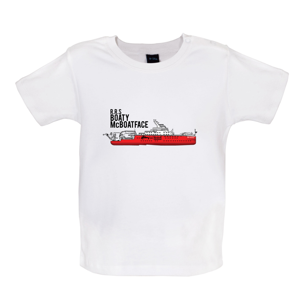 RRS Boaty McBoatface Baby T Shirt