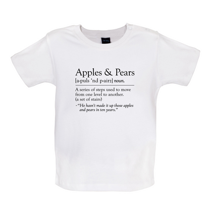 Apples & Pears Defenition  Baby T Shirt