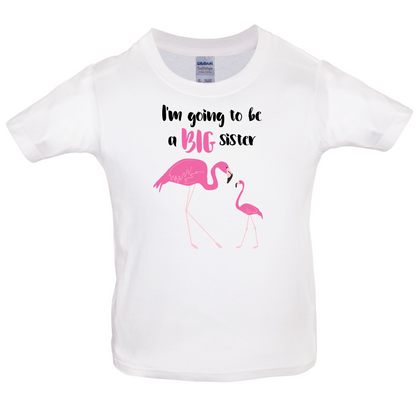 Big Sister Flamingo  Kids T Shirt