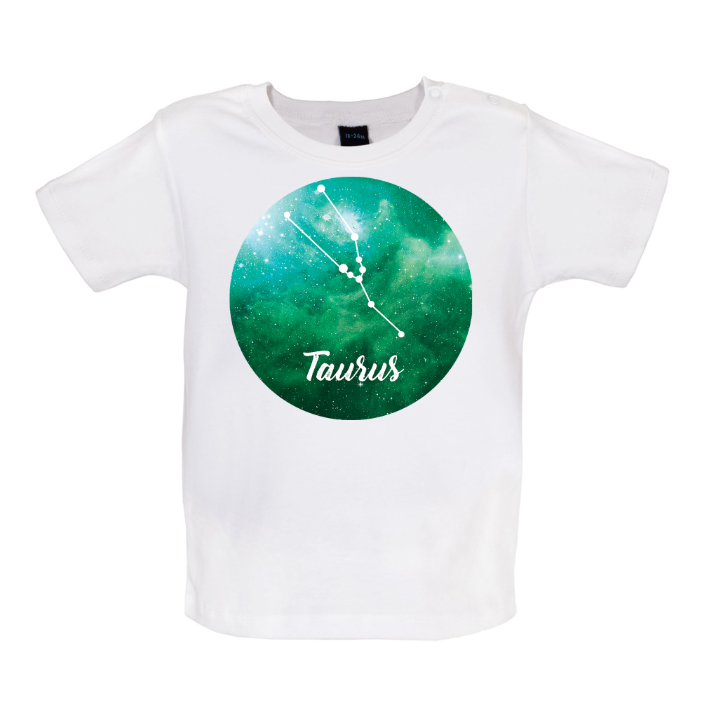 Taurus Sign Baby T Shirt