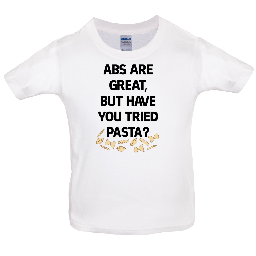 Abs Are Great, Pasta Kids T Shirt