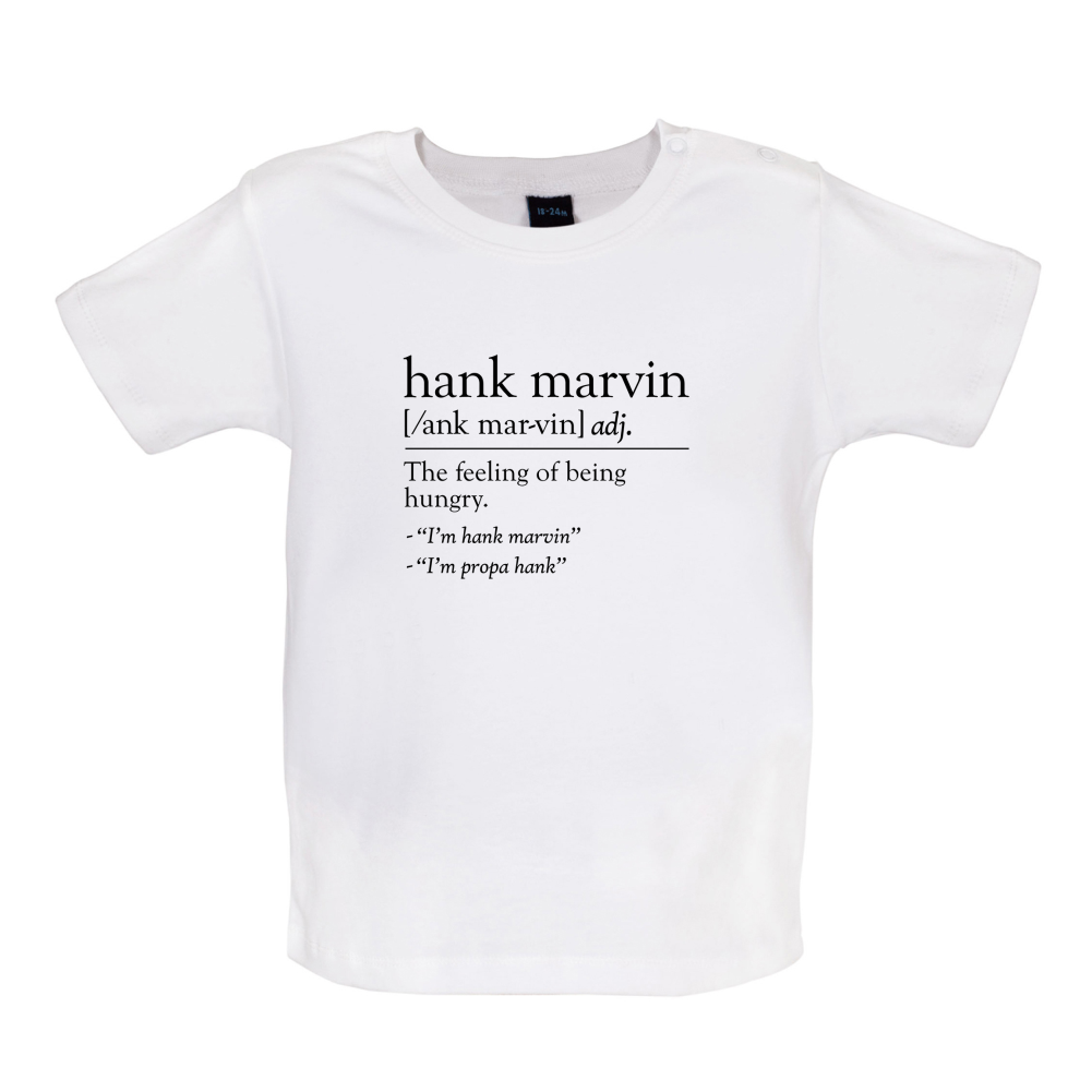 Hank Marvin Definition Baby T Shirt