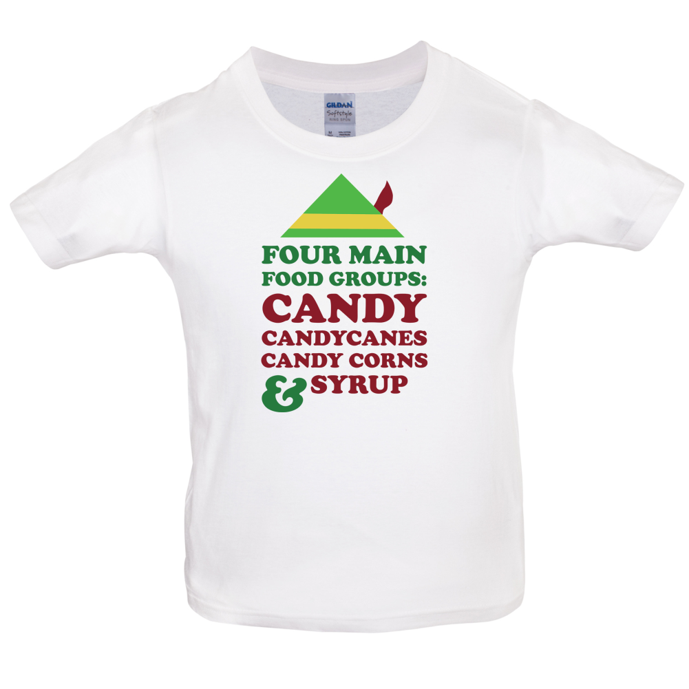 Christmas Food Groups Baby T Shirt