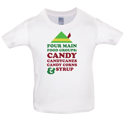 Christmas Food Groups Baby T Shirt