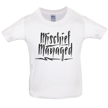 Mishchief Managed Kids T Shirt