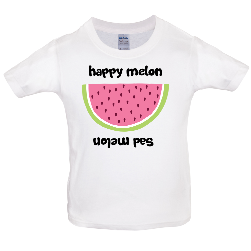 Happy Melon Sad Melon Kids T Shirt