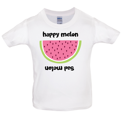Happy Melon Sad Melon Kids T Shirt