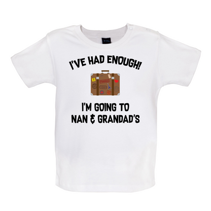 I'm Going To Nan And Grandad's Baby T Shirt