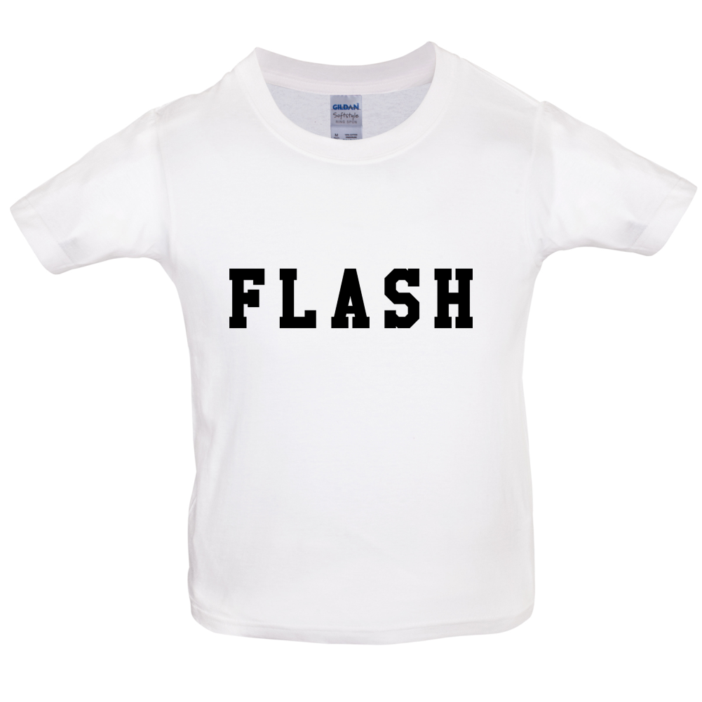Justcie Flash College Style Kids T Shirt