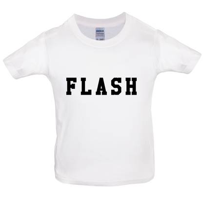 Justcie Flash College Style Kids T Shirt