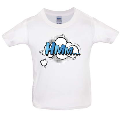 Hmm... Word Art Kids T Shirt