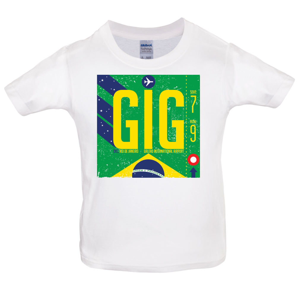 Rio Airport Kids T Shirt