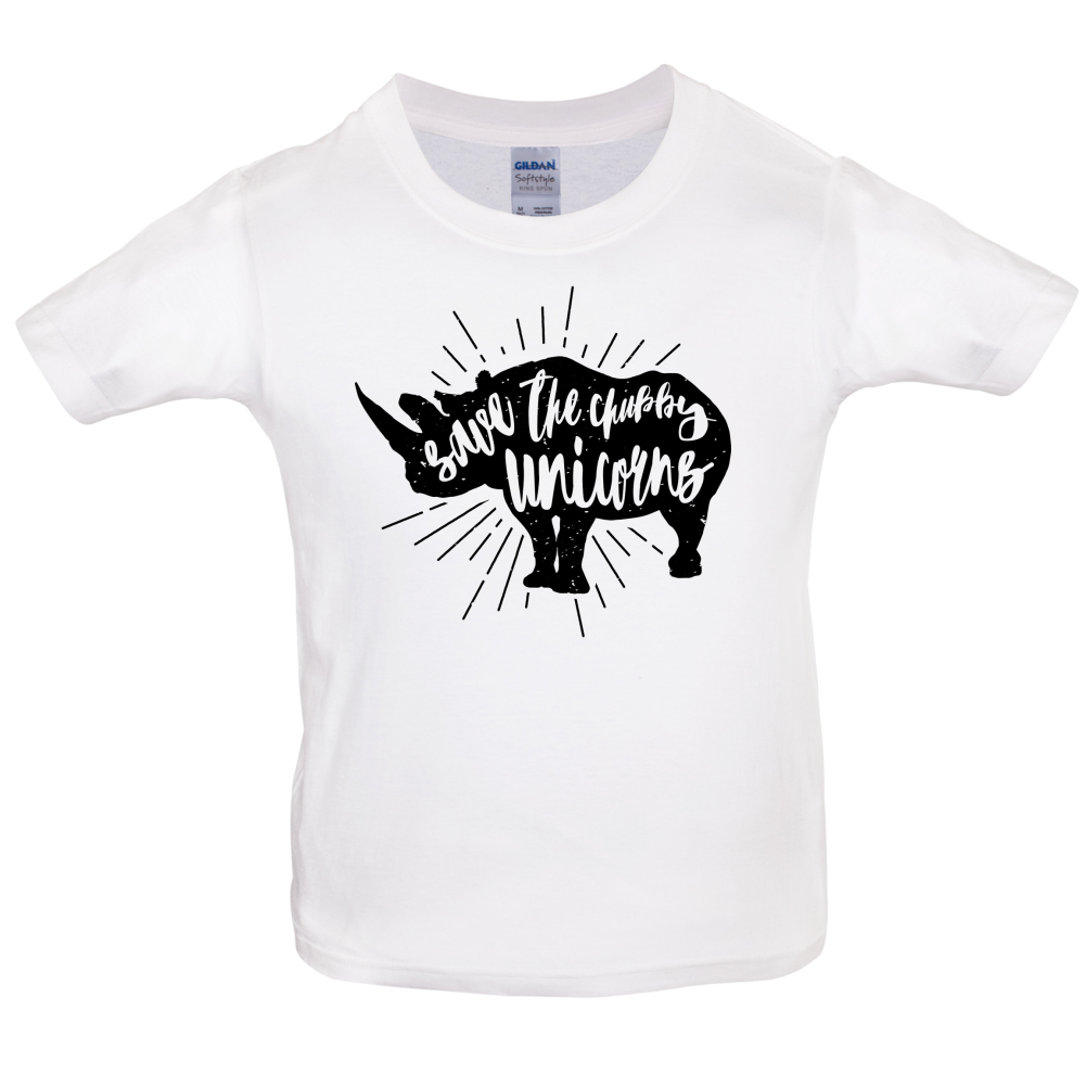Chubby Unicorns Kids T Shirt