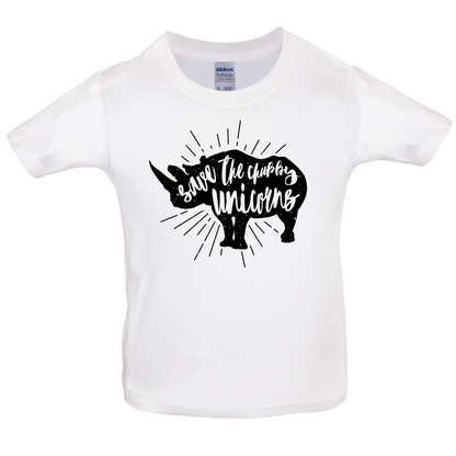Chubby Unicorns Kids T Shirt