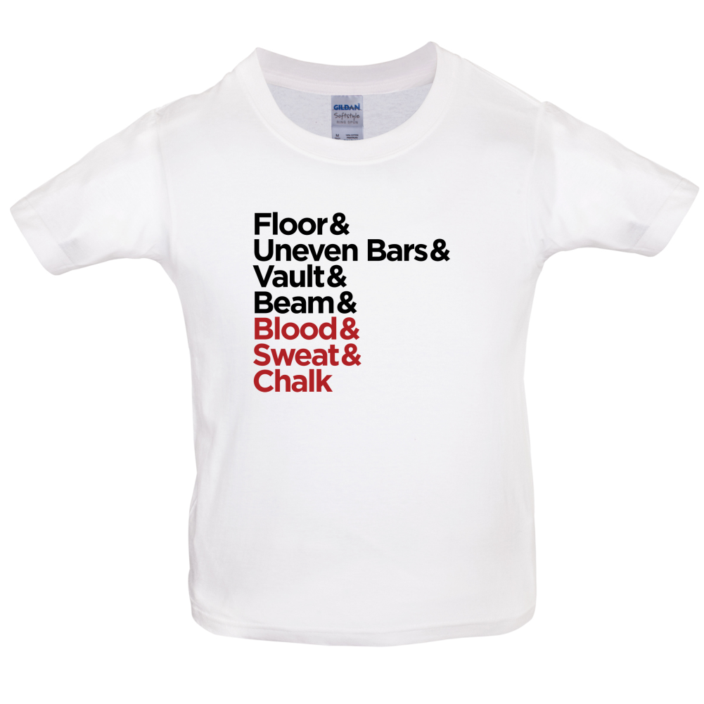 Blood Sweat And Chalk Kids T Shirt