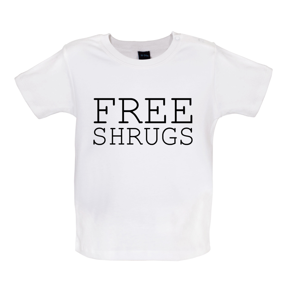 Free Shrugs Baby T Shirt
