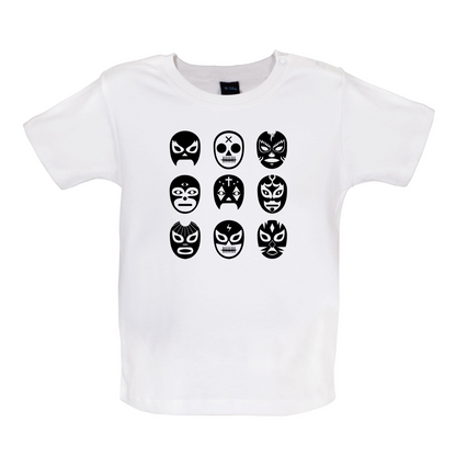 Lucha Masks  Baby T Shirt