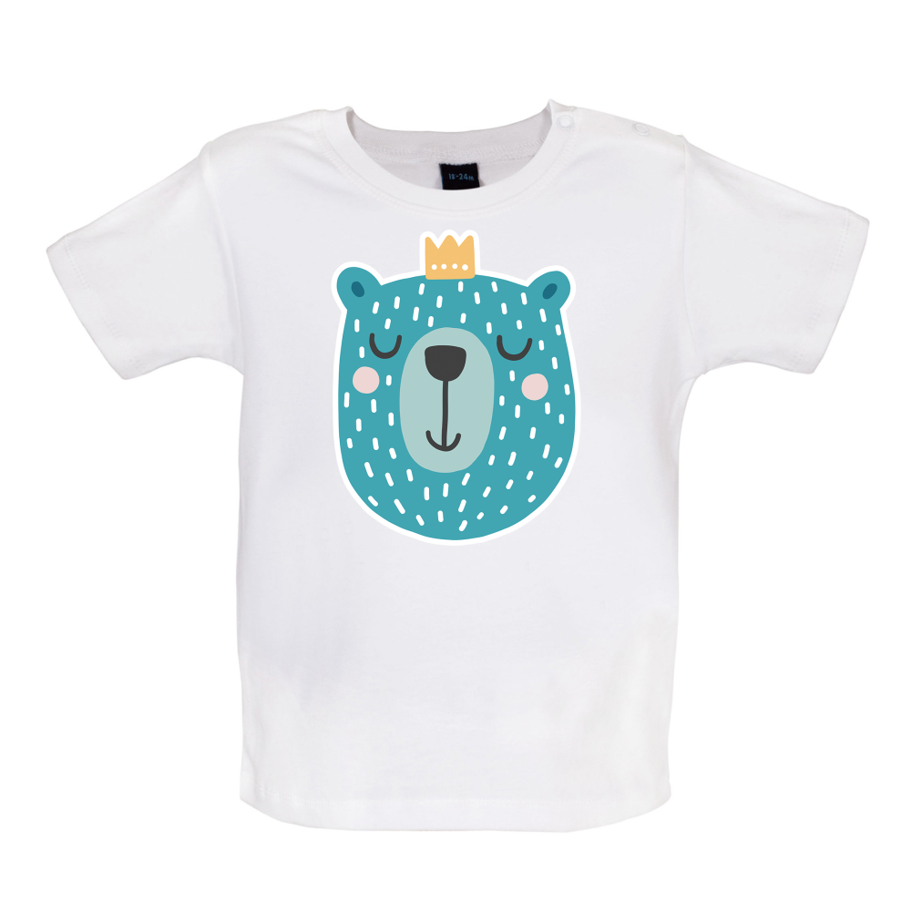Smiley Face Bear Baby T Shirt