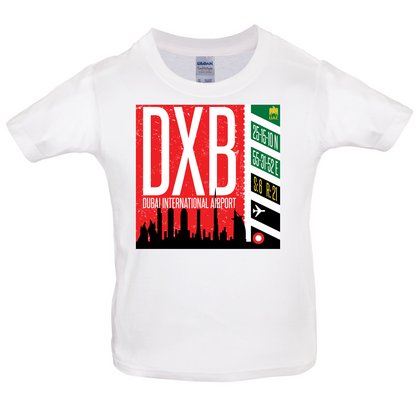 Dubai Airport Kids T Shirt