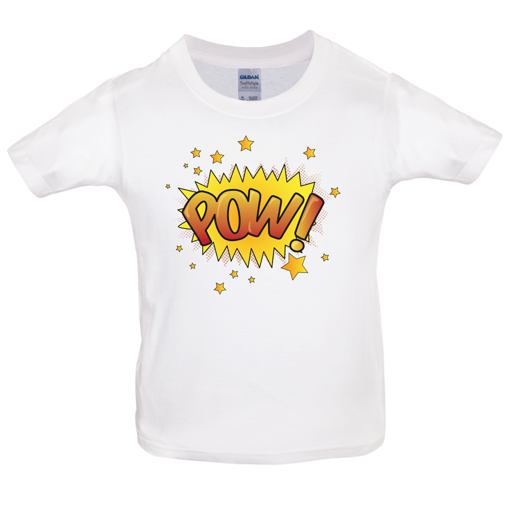 Pow! Word Art Kids T Shirt