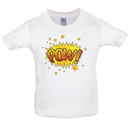 Pow! Word Art Kids T Shirt