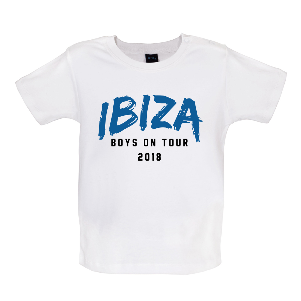Boys On Tour Ibiza Baby T Shirt
