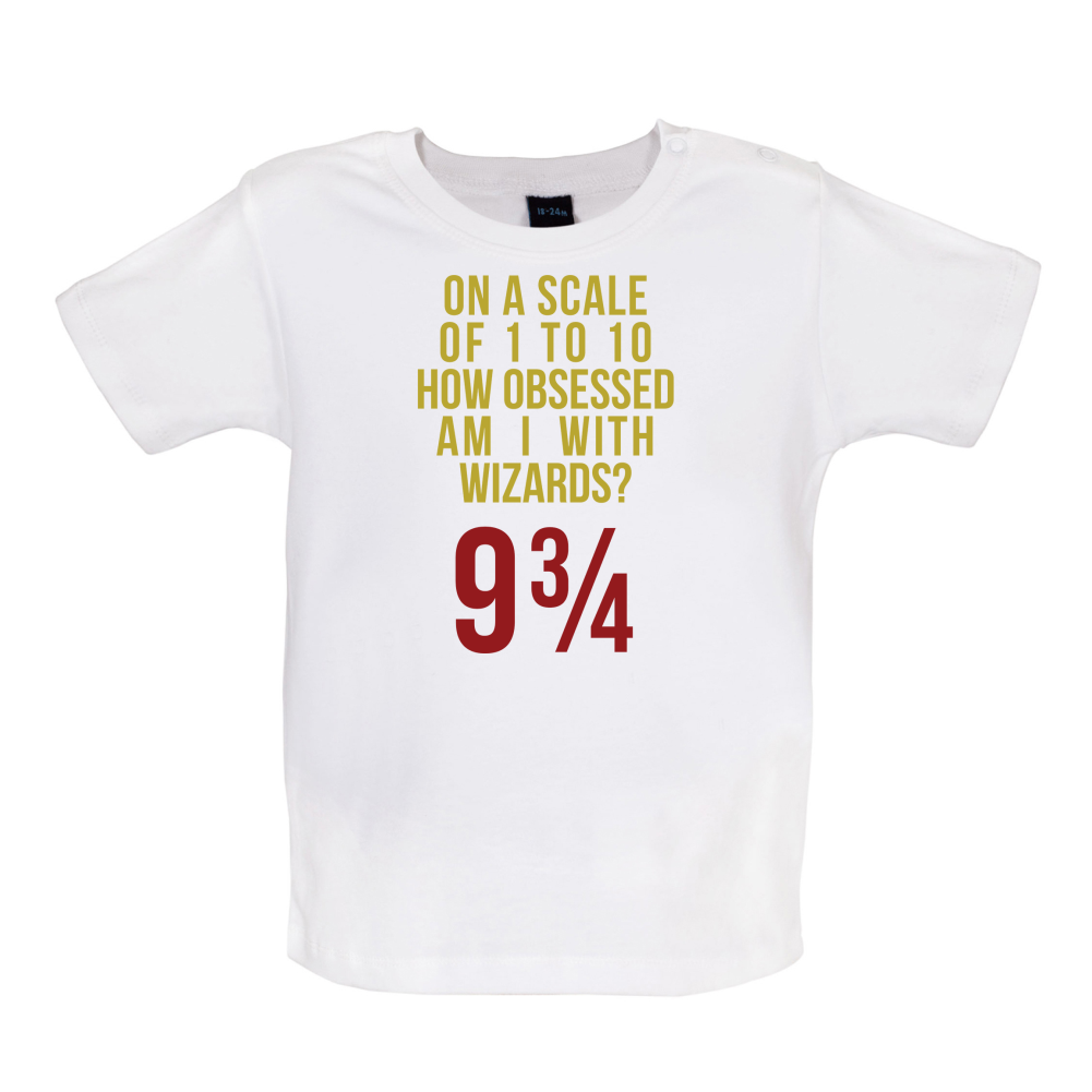 Obsessed With Wizards Baby T Shirt