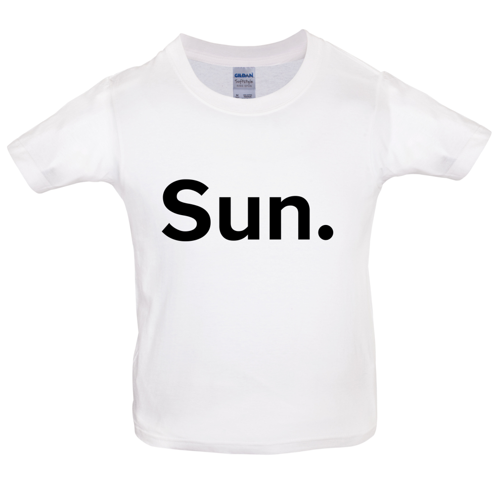 Weekday - Sun Kids T Shirt