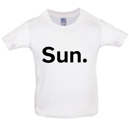 Weekday - Sun Kids T Shirt