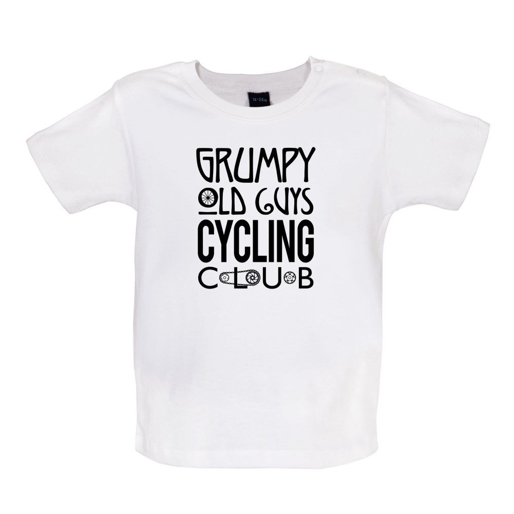Grumpy Guys Cycling Club Baby T Shirt