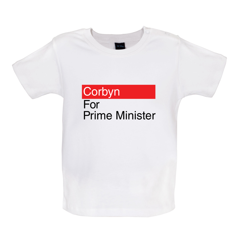 Corbyn For Prime Minister Baby T Shirt