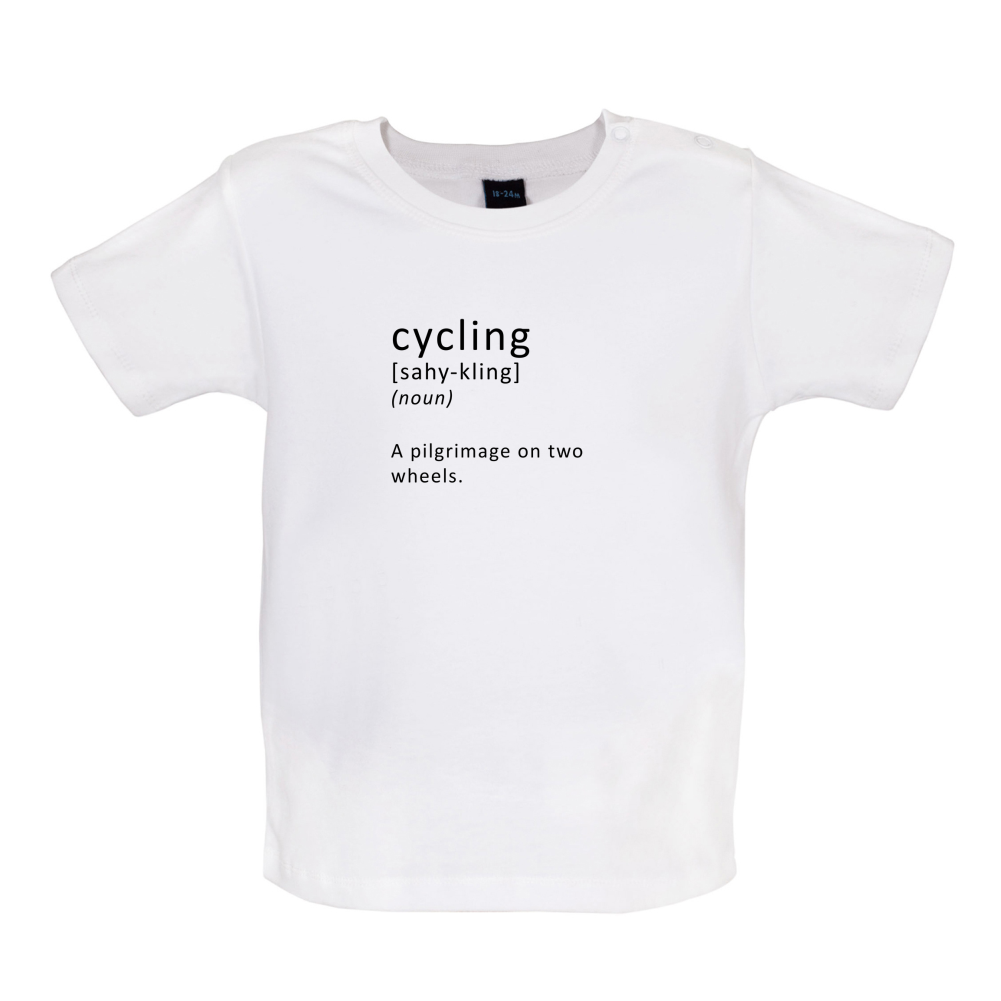 Funny Definition Cycling Baby T Shirt