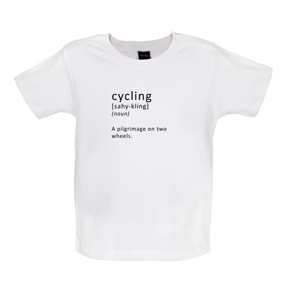 Funny Definition Cycling Baby T Shirt