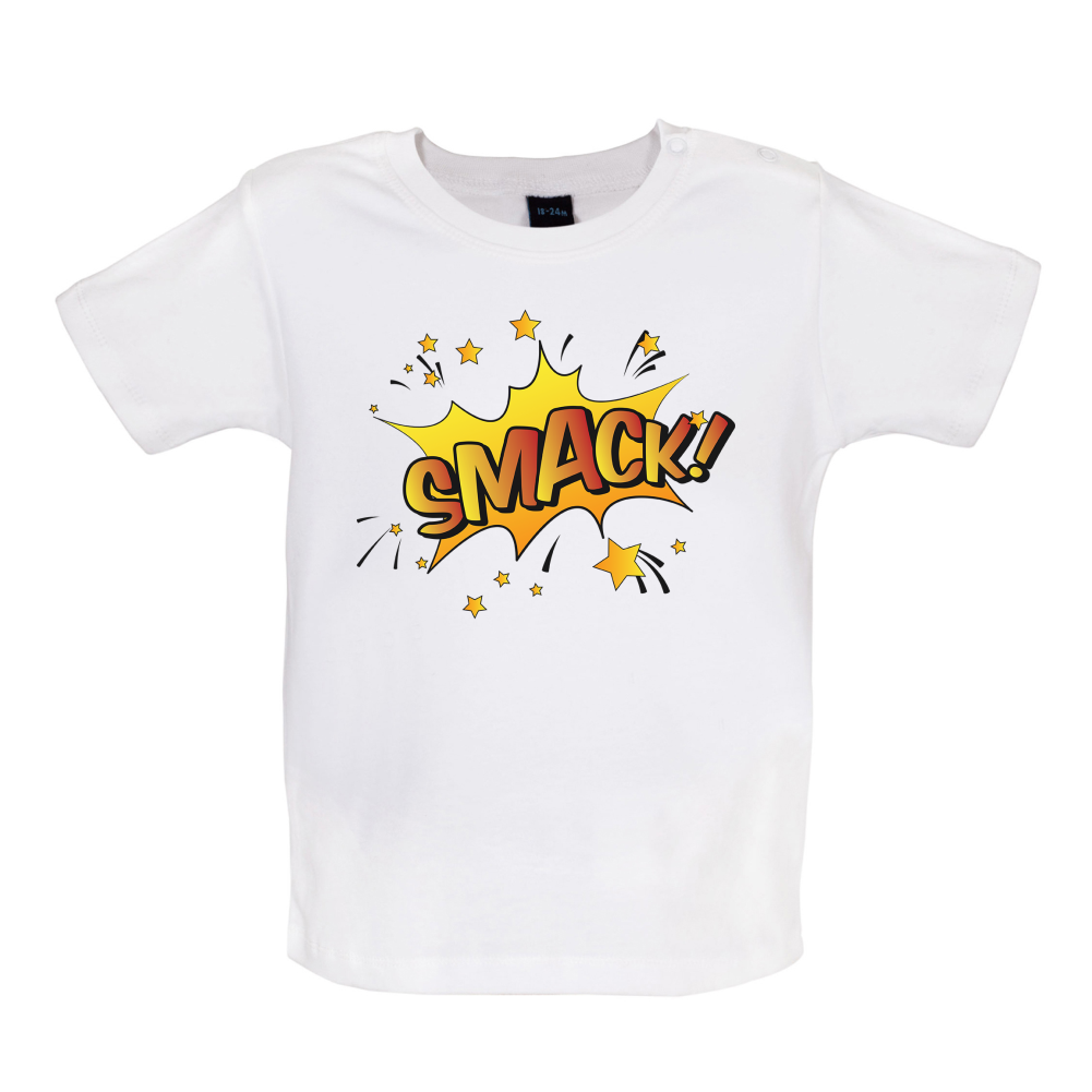 Smack! Word Art Baby T Shirt