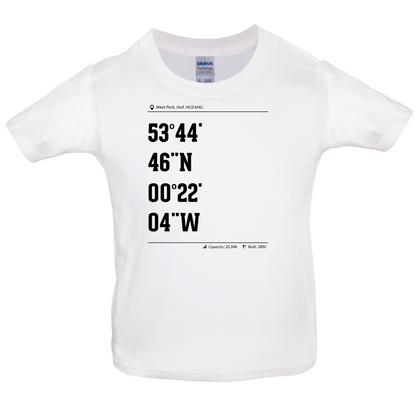 Stadium Coordinates Tigers Kids T Shirt