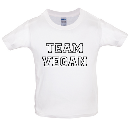 Team Vegan Kids T Shirt