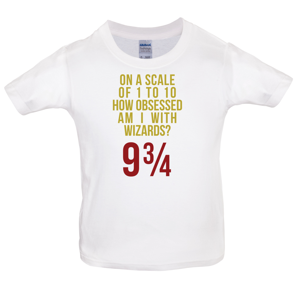 Obsessed With Wizards Kids T Shirt