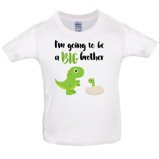 Big Brother Dinosaur Kids T Shirt